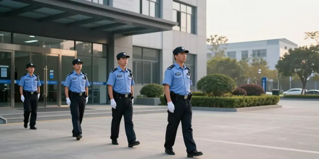 Security Guards providing reliable security services in a modern office environment.