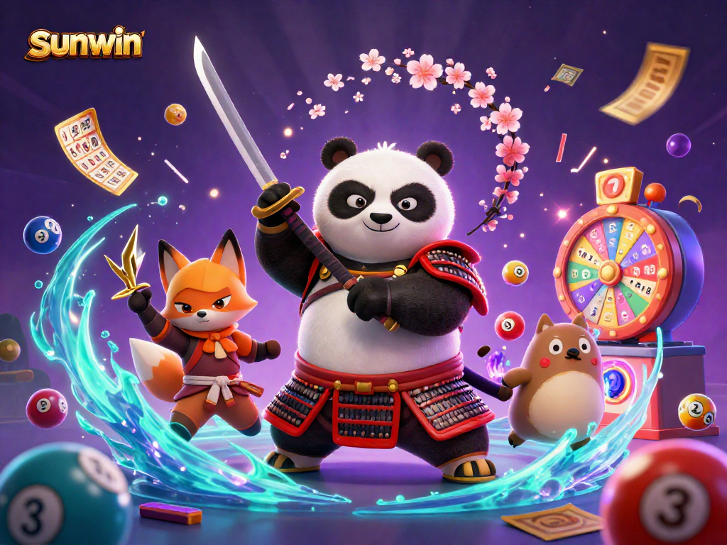 Engage in thrilling moments at sunwin with a dynamic 3D illustration of gambling excitement.