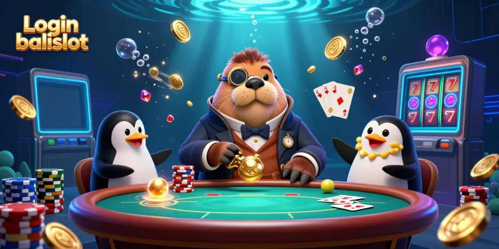 Enjoy thrilling gameplay with Login balislot as a walrus, penguin dealer, and bluffing pufferfish join the fun!